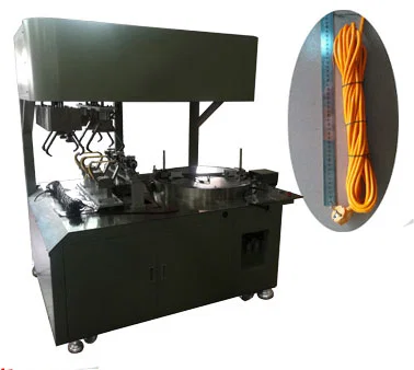 길이 케이블 와인딩 3타이 머신 WPM-83T - 자동 케이블 코일링 타이 머신